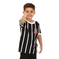 Camiseta corinthians juvenil1982 democracia listrado