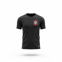 Camiseta Corinthians Manga Curta Recortes Frontal Laterais Camiseta Corinthians Manga Curta Recortes Frontal Laterais