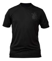 Camiseta Corinthians Masculina All Black Licenciada Oficial