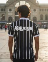 Camiseta Corinthians Retrô Kalunga 10 Costas Listrada -