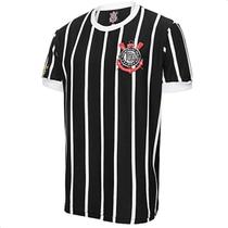 Camiseta Corinthians Retrô Listrada Manto Do Timão Gaviões Camiseta Corinthians Retrô Listrada Manto Do Timão Gaviões