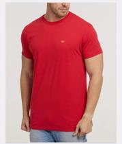 Camiseta coroa basica vermelho masculina