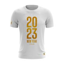 Camiseta Corrida Estampa Feliz Ano Novo 2023 Academia - Shap Life