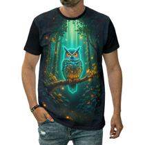 Camiseta Coruja Animal Noturno Voo Silencioso Olhar Arte Camiseta Coruja Animal Noturno Voo Silencioso Olhar Arte