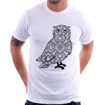 Camiseta Coruja Mandala - Foca na Moda Camiseta Coruja Mandala - Foca na Moda