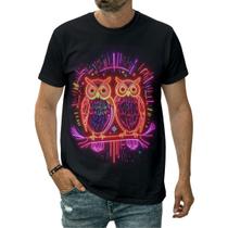Camiseta Coruja Mística Silêncio Sabedoria Encanto Noturno
