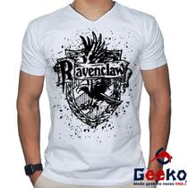 Camiseta Corvinal 100% Algodão Harry Potter Ravenclaw Geeko