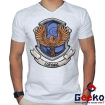 Camiseta Corvinal 100% Algodão Harry Potter Ravenclaw Geeko