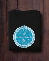 Camiseta Cosme e Damião azul - Algodão