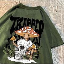 Camiseta Costas Trapped Caveira Cabeça Cogumelo Streetwear! Camiseta Costas Trapped Caveira Cabeça Cogumelo Streetwear!