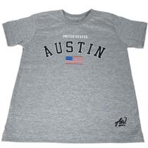 Camiseta Country Infantil Masculina Austin Estampada Camiseta Country Infantil Masculina Austin Estampada