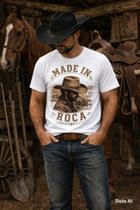 Camiseta Country Made In Roça Masculina Estilo Cowboy Rodeio Casual Camiseta Country Made In Roça Masculina Estilo Cowboy Rodeio Casual