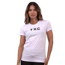 Camiseta Country T-shirt Feminina Custom Branca TXC Original Lançamento Camiseta Country T-shirt Feminina Custom Branca TXC Original Lançamento