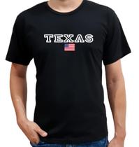 Camiseta country texas bandeira usa moda rodeio peão texana algodão