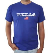 Camiseta country texas bandeira usa moda rodeio peão texana algodão