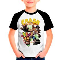 Camiseta CRASH BANDICOOT Games Jogos Moda Infantil Roupa Criança 02