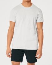 Camiseta Creme Mesclada H Must Have Ícone Bordado