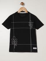 Camiseta Crepe Infantil Para Menino - PRETO Camiseta Crepe Infantil Para Menino - PRETO