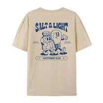 Camiseta Cristã Engraçada com Versículo Bíblico - Estilo Retro Streetwear