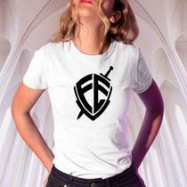Camiseta Cristã Escudo da Fé Unissex Camiseta Cristã Escudo da Fé Unissex
