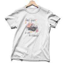 Camiseta Cristã Feminina - Deus quer te ver sorrindo Camiseta Cristã Feminina - Deus quer te ver sorrindo