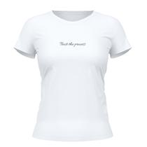 Camiseta Cristã Feminina - Trust the process Branca Camiseta Cristã Feminina - Trust the process Branca