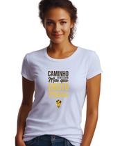 Camiseta Cristã Gospel Caminho Escuro Cristo Luz do Mundo