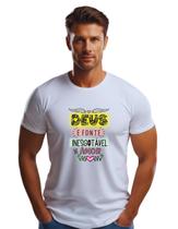 Camiseta Cristã Gospel Deus é Fonte Inesgotável de Amor