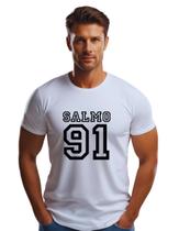 Camiseta Cristã Gospel Evangélica Salmo 91