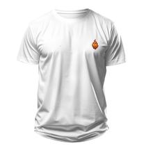Camiseta Cristã Masculina - Fire Branca Camiseta Cristã Masculina - Fire Branca