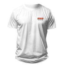Camiseta Cristã Masculina - Jesus Vive Branca