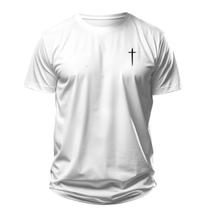 Camiseta Cristã Masculina - Não temas, creia Branca Camiseta Cristã Masculina - Não temas, creia Branca