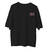 Camiseta Cristã Oversized - Aviva-nos Preta Camiseta Cristã Oversized - Aviva-nos Preta