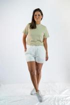 Camiseta Cropped - 100% Algodão Pima