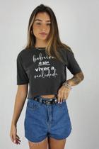 Camiseta Cropped Bobeira