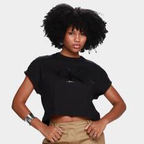 Camiseta Cropped Calvin Klein Casual Feminina
