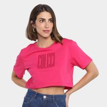 Camiseta Cropped Colcci X Feminina