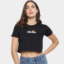 Camiseta Cropped Ellesse Manga Curta Feminina