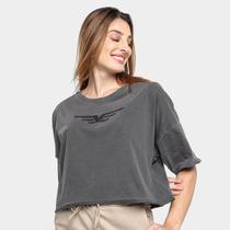 Camiseta Cropped Ellus Grunge Berlim Feminina