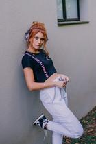 Camiseta cropped - falcon - preta