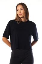 Camiseta Cropped Feminina Larguinha Dia a Dia