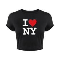 Camiseta Cropped Feminina Y2K Harajuku Com Estampa De Letras, Manga Curta, Estilo Baby Tee, Moda