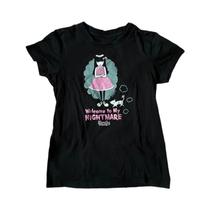 Camiseta Cropped Feminina Y2K Harajuku Gótica Punk Streetwear Slim Fit Com Estampa De Letras Casual