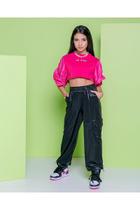 Camiseta cropped Juvenil / PINKX