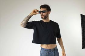 Camiseta Cropped Masculino Estiloso