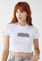 Camiseta Cropped Mind Off-White Camiseta Cropped Mind Off-White