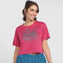 Camiseta Cropped Olympikus Splash Feminina Camiseta Cropped Olympikus Splash Feminina