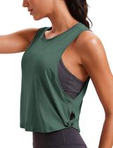 Camiseta Cropped Regata de Algodão Pima CRZ YOGA Tamanho Grande Camiseta Cropped Regata de Algodão Pima CRZ YOGA Tamanho Grande