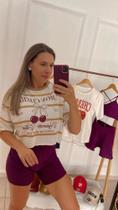 Camiseta cropped