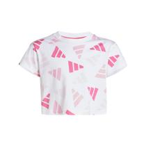 Camiseta Cropped Seasonal Essentials Logo Celebration Infantil